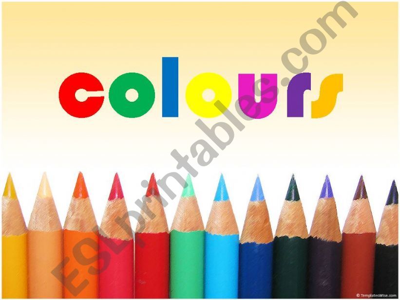 Colour Rhyme & Chant powerpoint