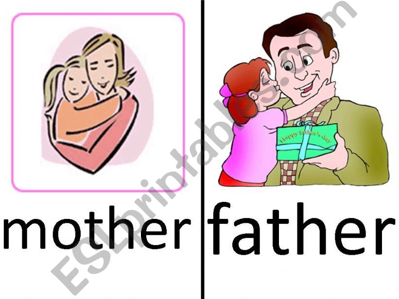 family flashcards powerpoint