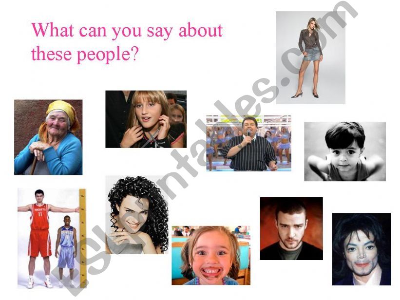 Describing People Part 5 powerpoint