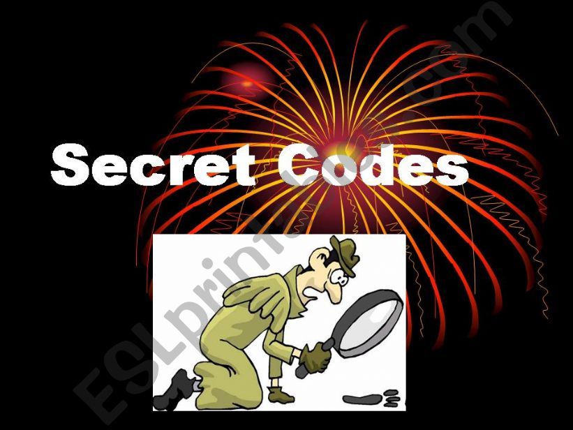 Secret Codes - Ice Breaker powerpoint