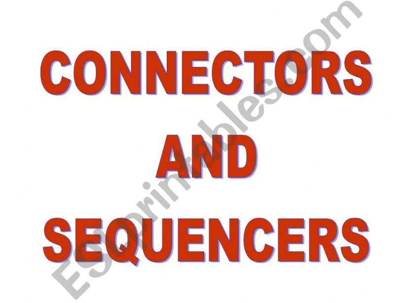 connectors ans sequencers powerpoint