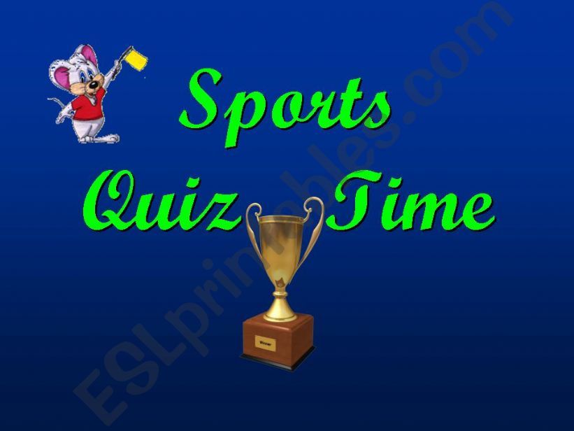 Sports Quiz powerpoint