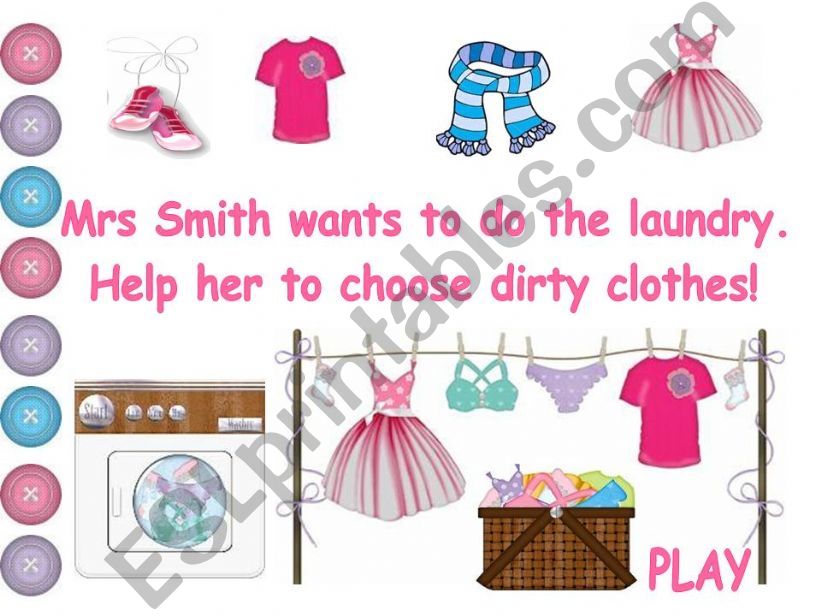 CLOTHES  powerpoint