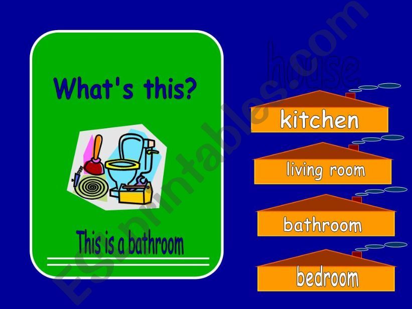 Rooms in the house-game powerpoint