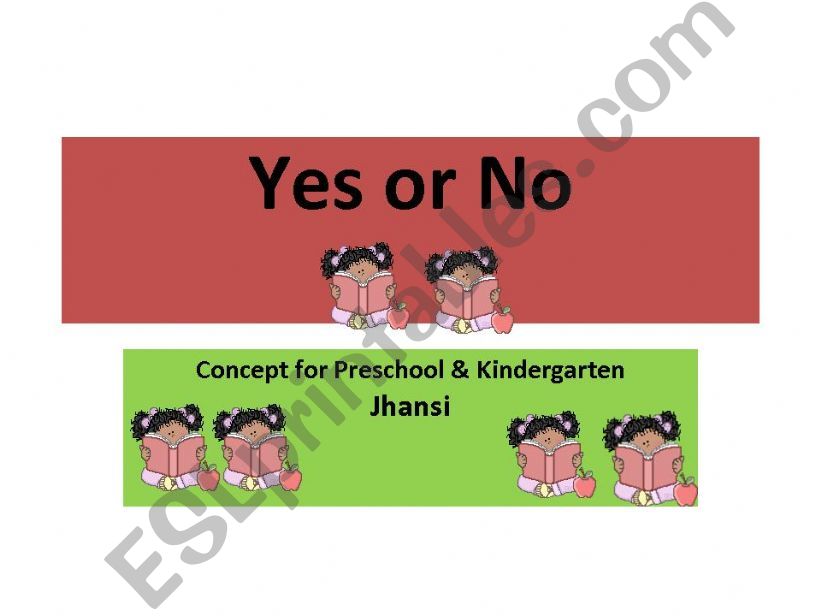 Yes or No powerpoint