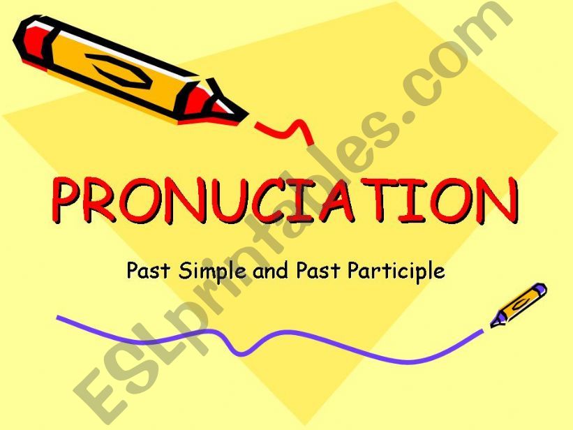 Pronunciation -ed morpheme powerpoint