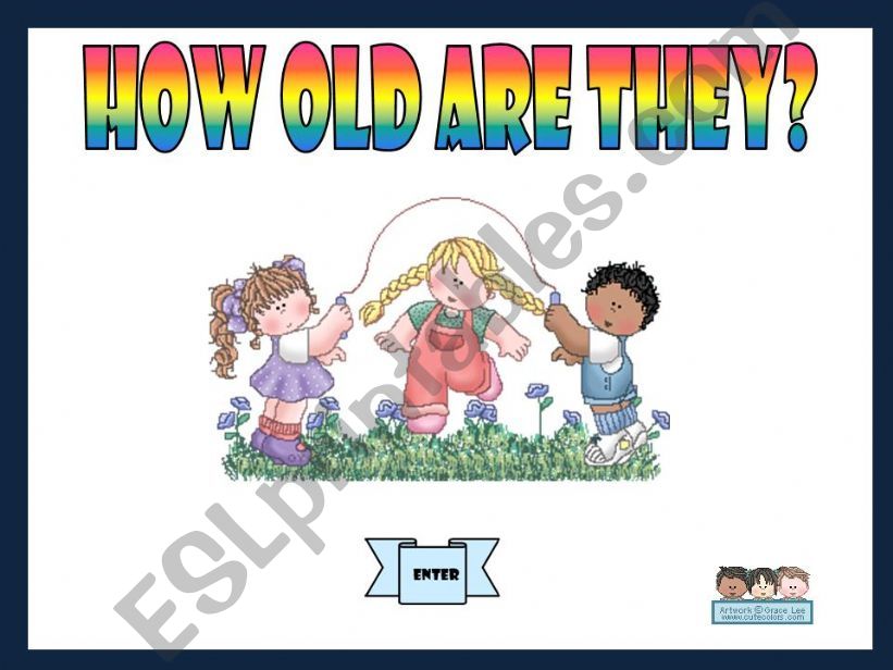 HOW OLD ARE THEY? - GAME powerpoint