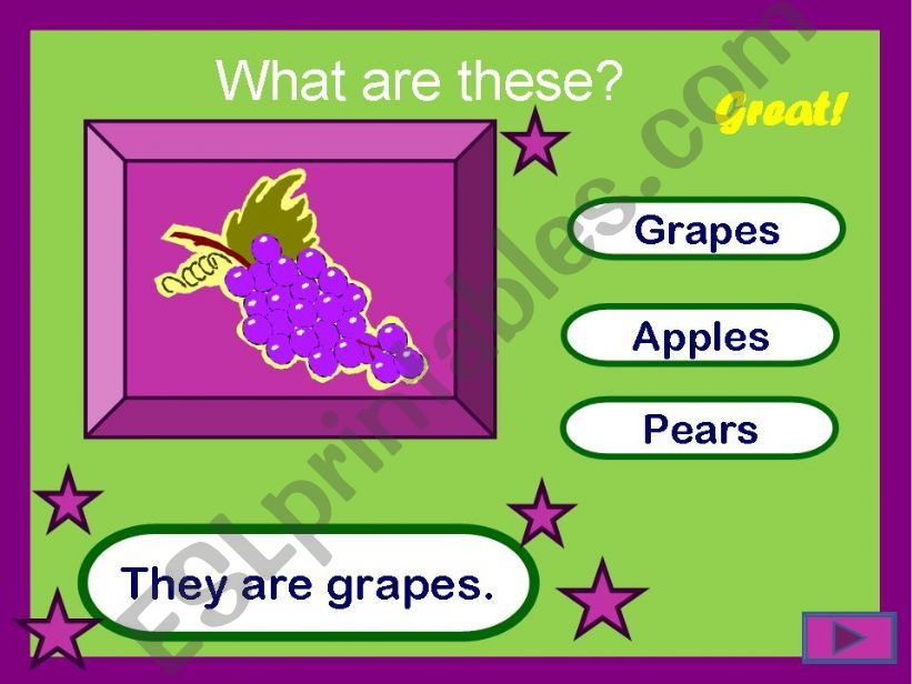 Fruit Game Part 2 powerpoint