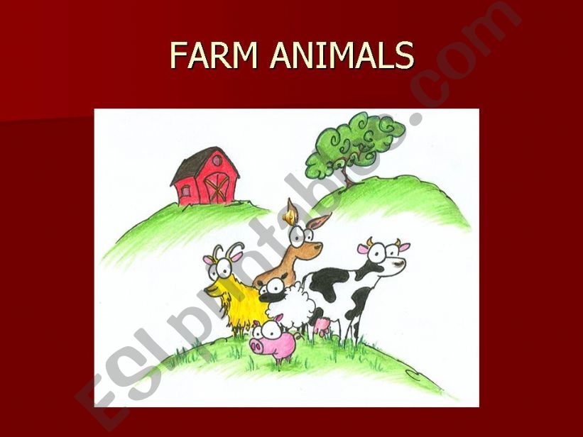 FARM ANIMALS powerpoint