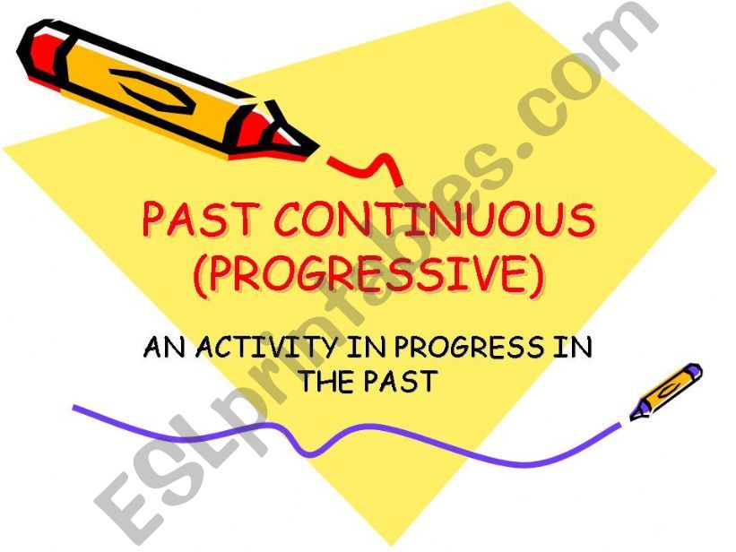 Past Continuous powerpoint