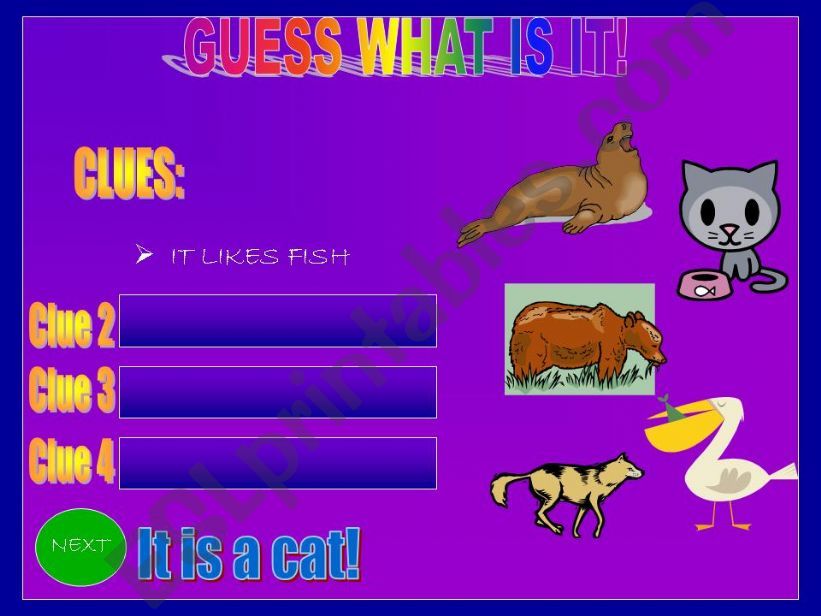 Guess what is it-game powerpoint
