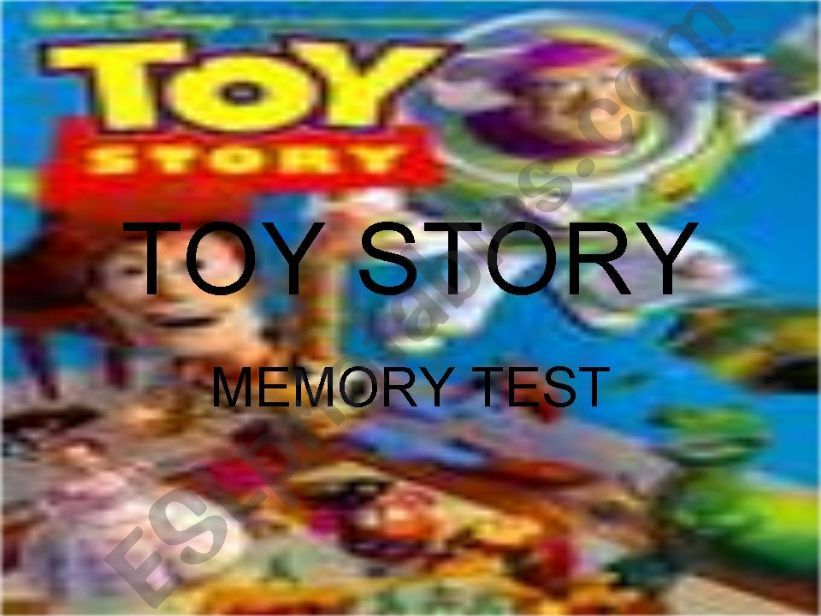 memo test with toy story (clip)