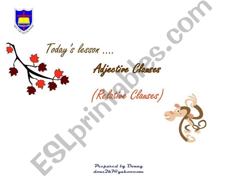 adjective clause powerpoint