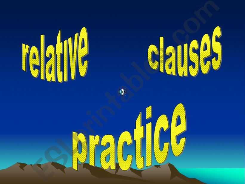 relative clauses powerpoint