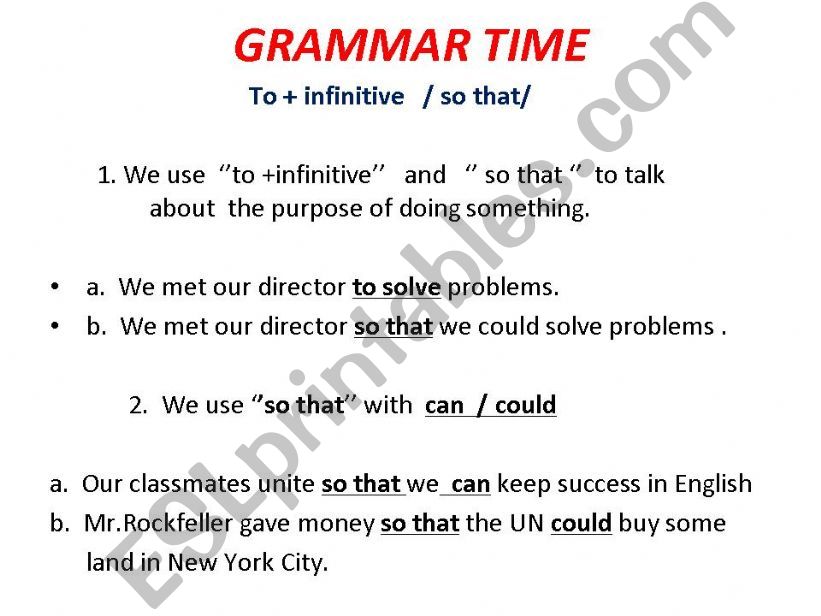 GRAMMAR TIME powerpoint