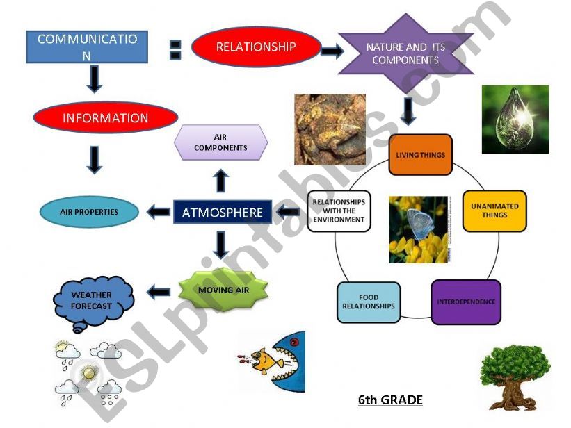 Science/English communication/nature and its components