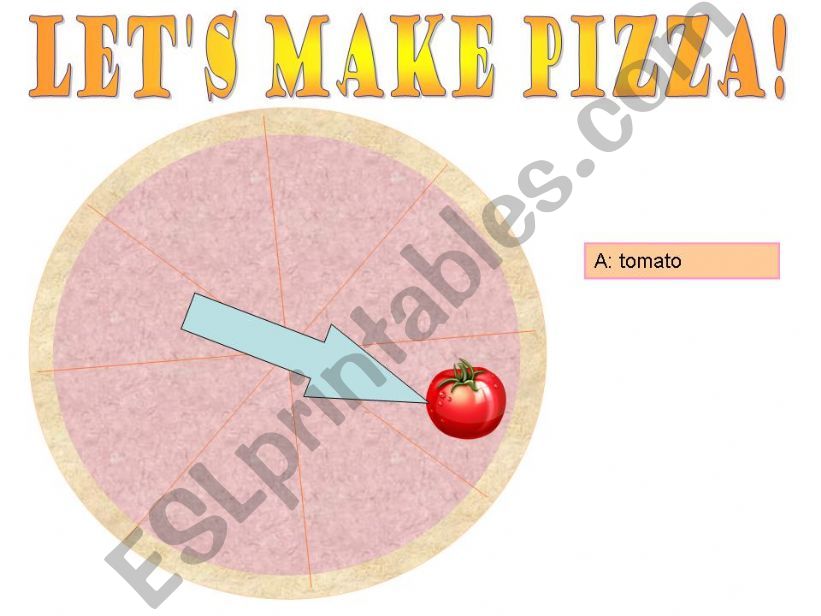 Lets Make Pizza! powerpoint