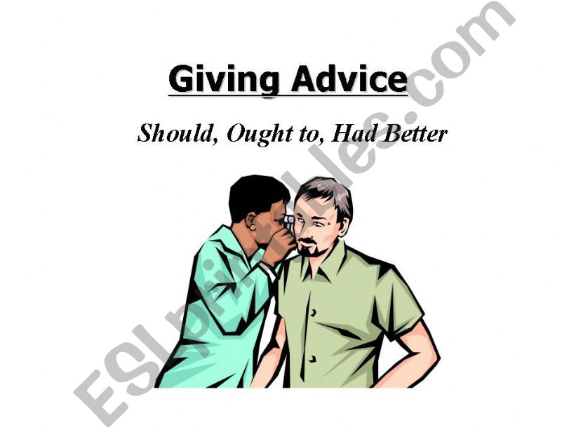 Giving Advice powerpoint