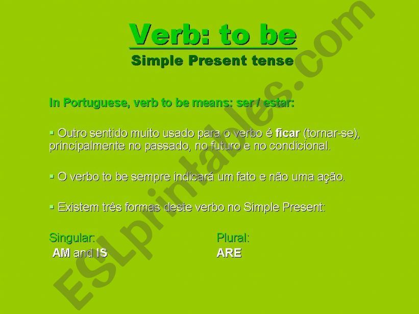 Simple Present - To be + General verbs