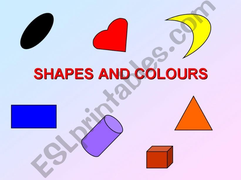 Shapes and colours powerpoint