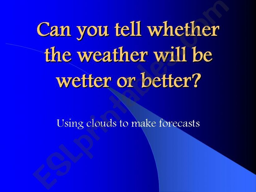 weather powerpoint