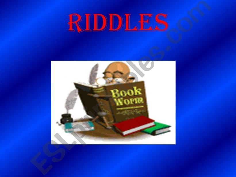 Riddles about pets powerpoint
