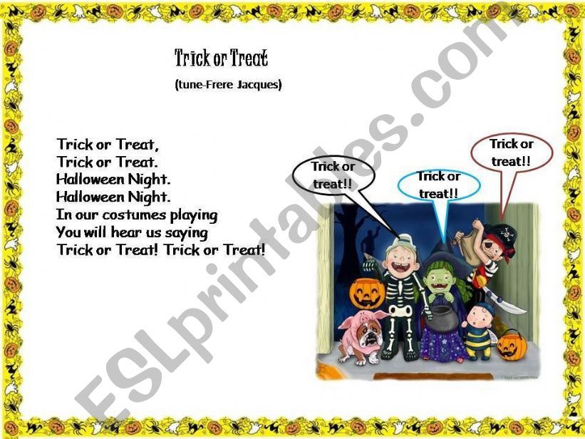 HALLOWEEN SONGS 2 powerpoint