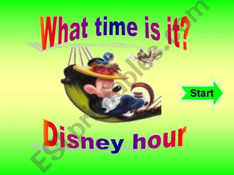 What time is it - Game with disney characters - Part 2