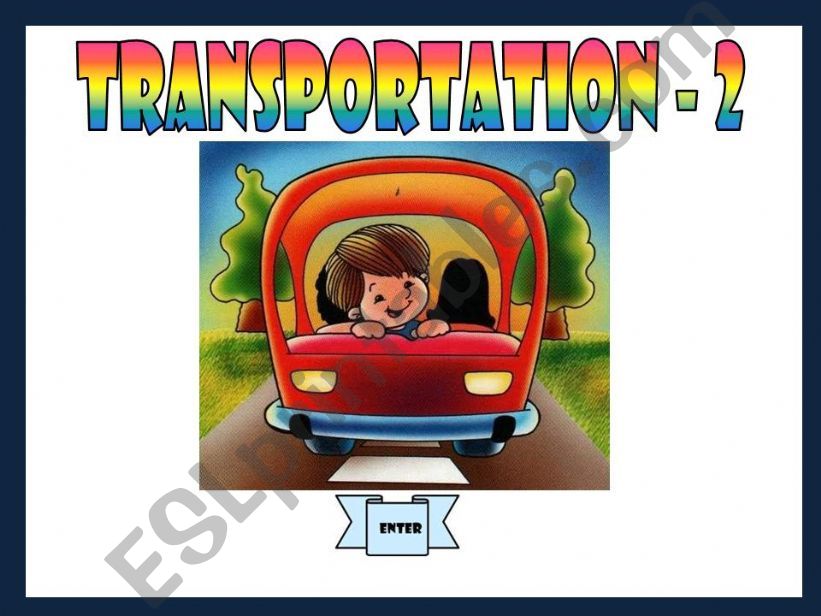 TRANSPORTATION - GAME (2) powerpoint