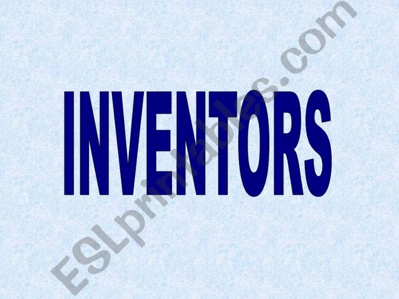 inventors powerpoint
