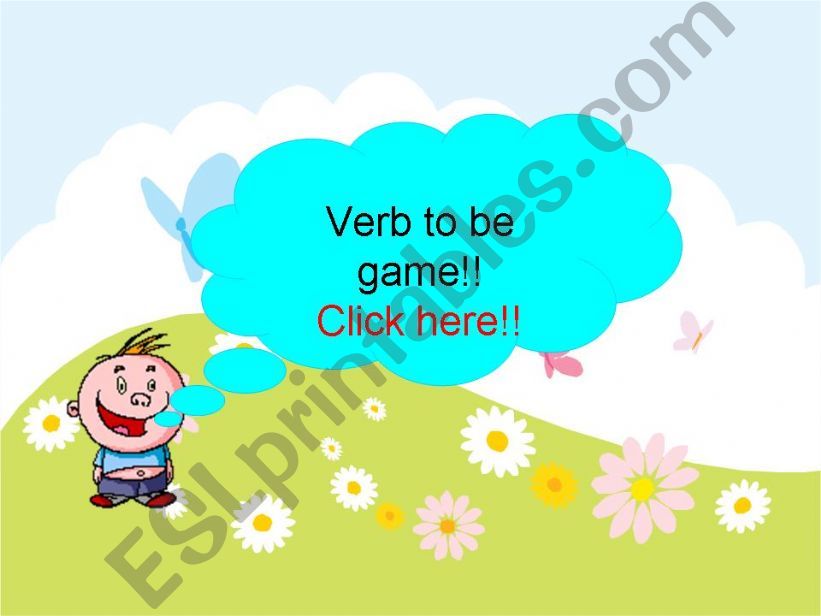 Verb to be games powerpoint