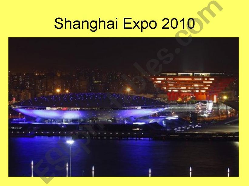 Shanghai Expo Cloze Activity Part 1