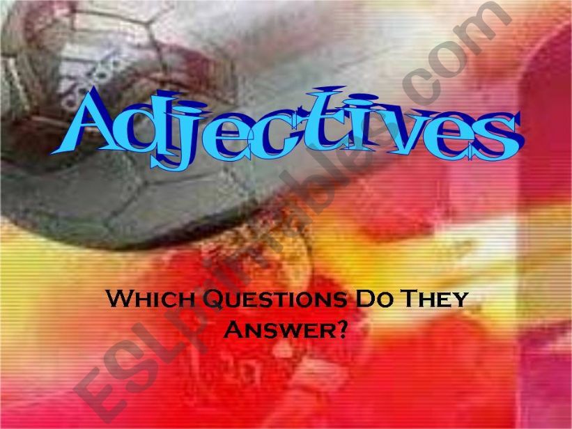 Adjectives powerpoint