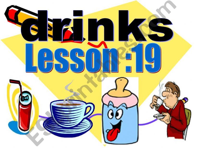 power point about drinks lesson