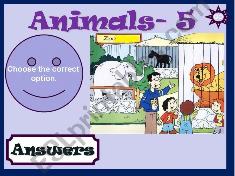 ANIMALS - GAME 5/7 powerpoint