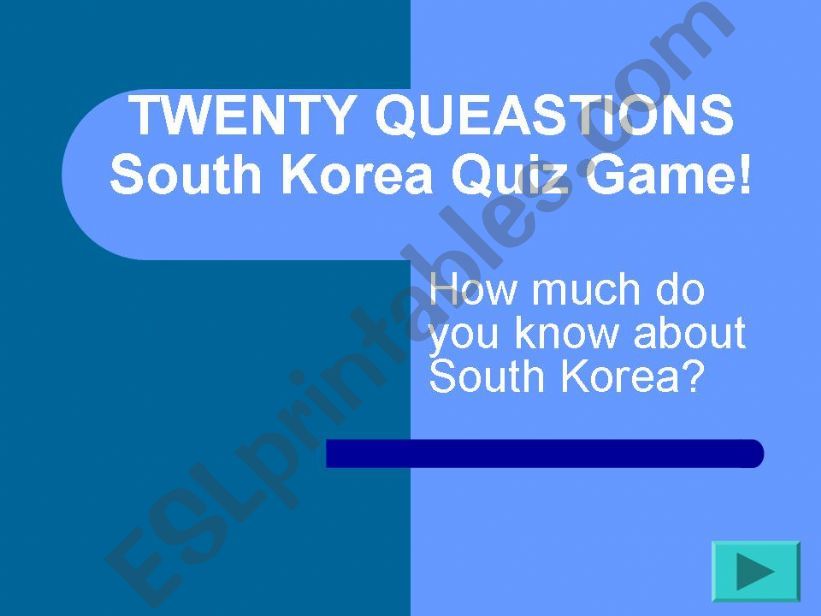 South Korea Quiz Game - 20 Questions!