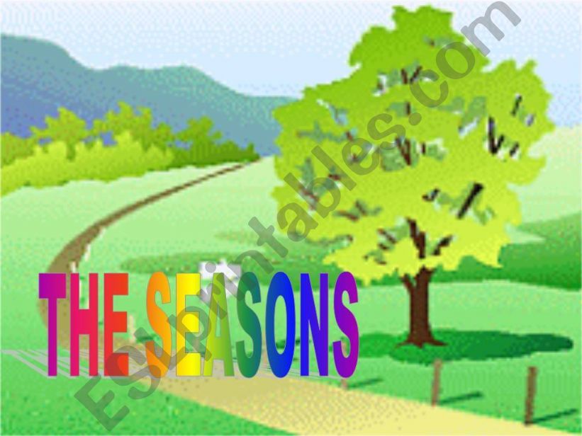 SEASONS - 2nd part powerpoint