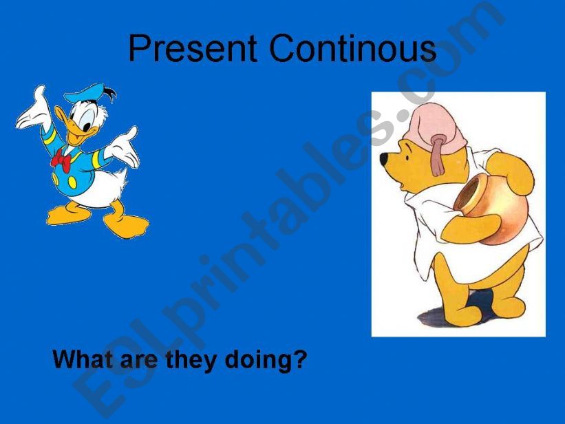  !!! PRESENT CONTINUOUS !! powerpoint