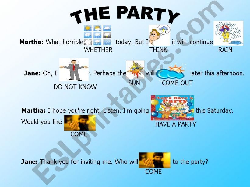 THE PARTY powerpoint