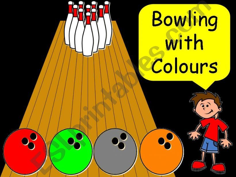 Bowling with Colours - Part 1 (red and green)