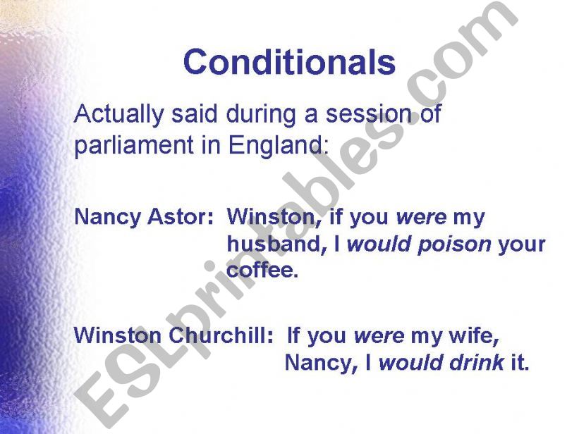 conditionals powerpoint