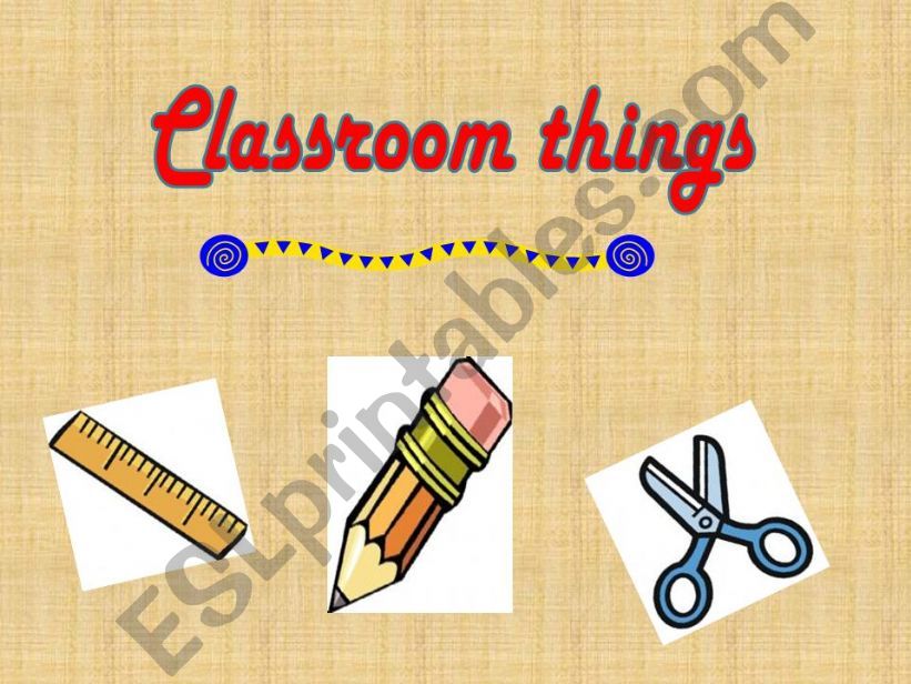 classroom things powerpoint