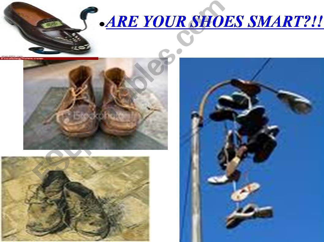 smart shoes powerpoint