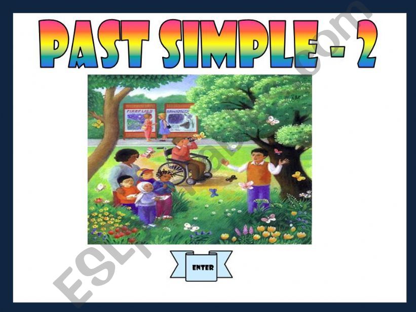 PAST SIMPLE - REGULAR VERBS - GAME (2)