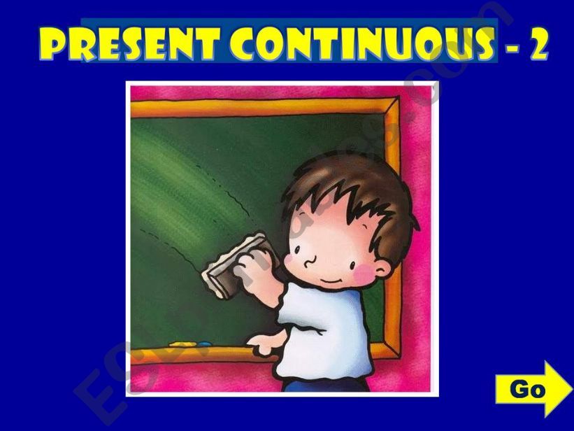 PRESENT CONTINUOUS - GAME (2) powerpoint