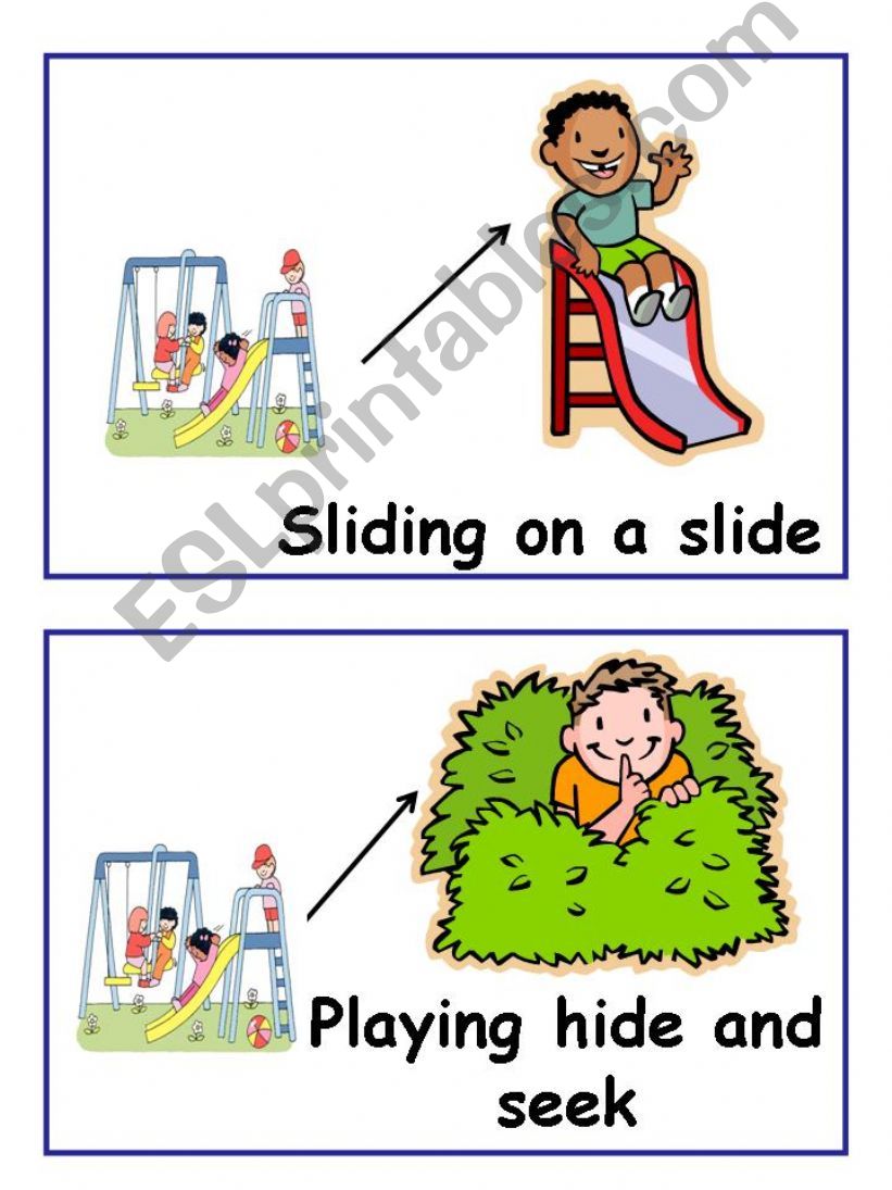 Playground activities powerpoint