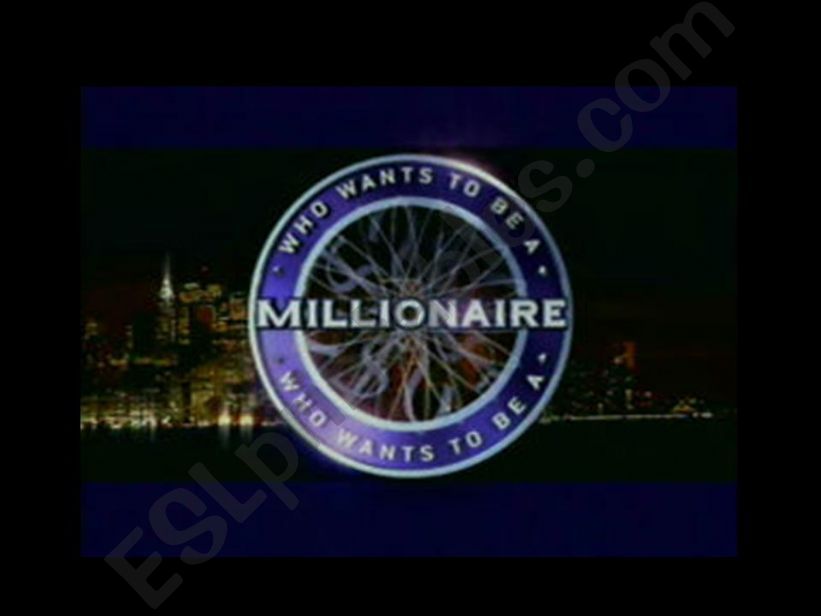 THE FUTURE- (WILL) WHO WANTS TO BE MILLIONAIRE