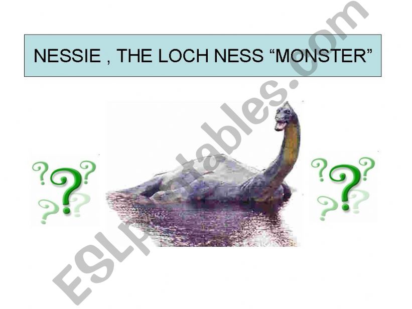 HALLOWEEN: Nessie, the Loch Ness monster story.