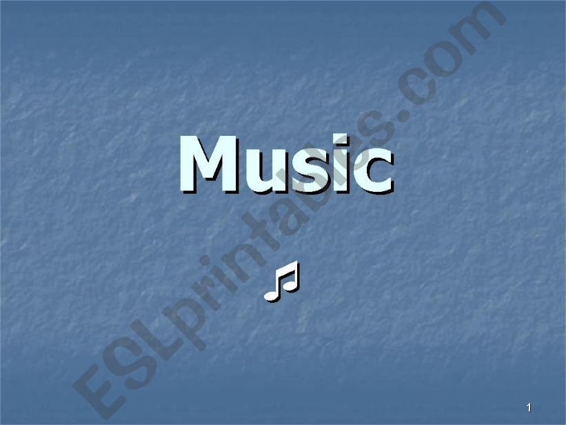 Music powerpoint