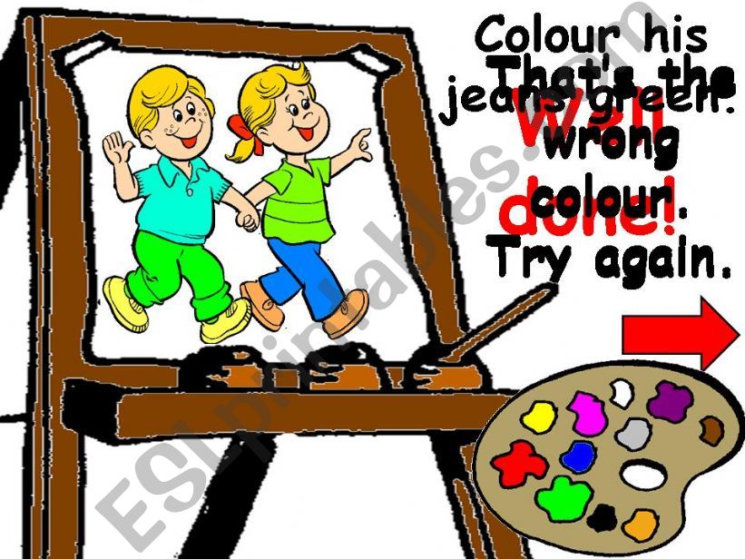 Colours and Clothes Game - part 4